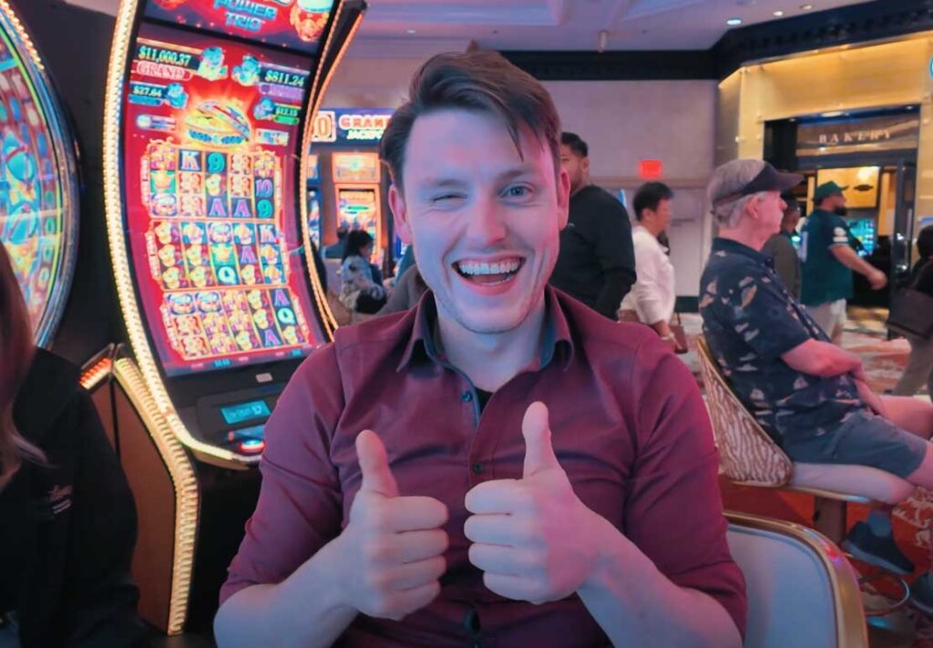 Brandon Smeets won big in the Venetian Casino