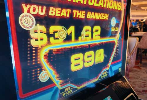 Beat the banker in Las Vegas with Casino slot machine in the Venetian