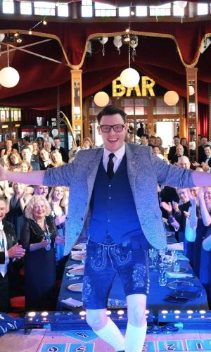 josef-emil blokwurst, buutreedner brandon smeets on Stage Magic